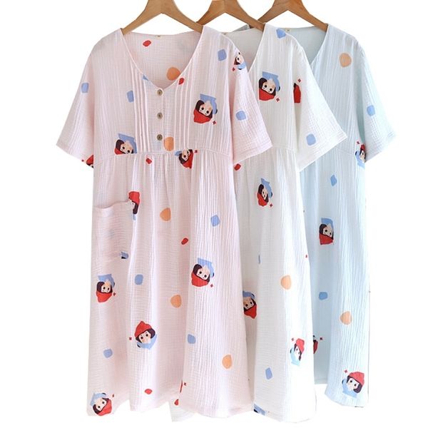 casual dresses spring summer washed cotton short-sleeved nightdress girls thin cool sweat-absorbent dress cute cartoon printed sle, Black;gray
casual dresses spring summer washed cotton short-sleeved nightdress girls thin cool sweat-absorbent dress cute cartoon printed sle, Black;gray