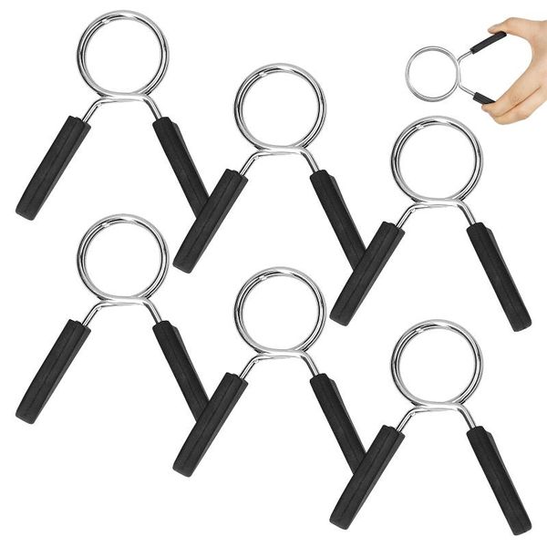 6pcs weightlifting training barbell clips dumbbell spring clamps weight bar locking collars for work out strength accessories
6pcs weightlifting training barbell clips dumbbell spring clamps weight bar locking collars for work out strength accessories