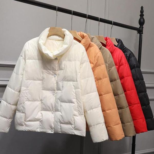 women's down & parkas thick women winter jacket 2021 ultra light duck loose female puffer windproof coat chaqueta mujer, Black
women's down & parkas thick women winter jacket 2021 ultra light duck loose female puffer windproof coat chaqueta mujer, Black