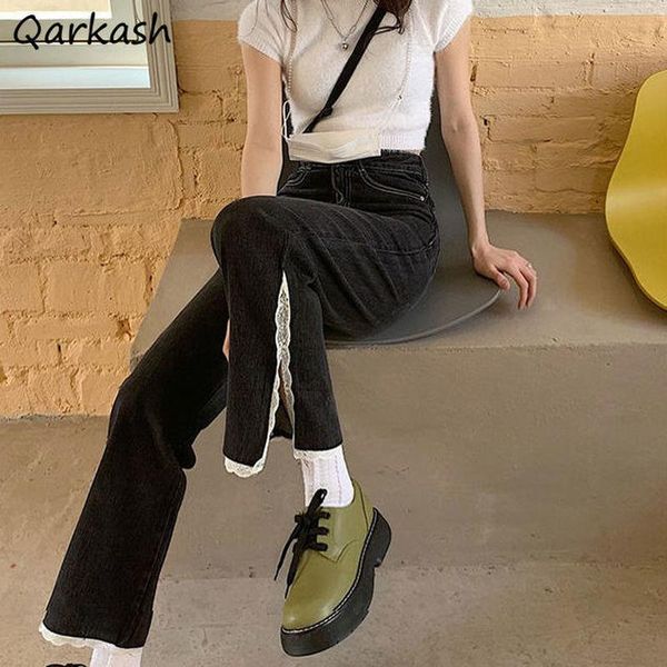 women's jeans women plus size s-4xl retro lace patchwork design chic spring solid vintage harajuku denim side-slit basic female straigh, Blue
women's jeans women plus size s-4xl retro lace patchwork design chic spring solid vintage harajuku denim side-slit basic female straigh, Blue