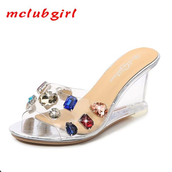 slippers mclubgirl 2021 wedge female summer crystal transparent high heels glass rhinestone lfd, Black
slippers mclubgirl 2021 wedge female summer crystal transparent high heels glass rhinestone lfd, Black