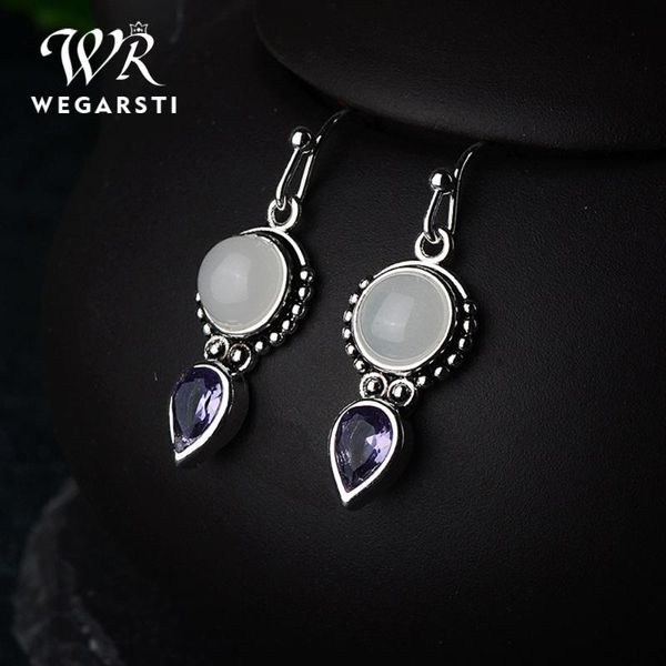 hoop & huggie wegarsti vintage genuine s925 sterling silver moonstone drop earrings for women fine jewelry, Golden;silver
hoop & huggie wegarsti vintage genuine s925 sterling silver moonstone drop earrings for women fine jewelry, Golden;silver