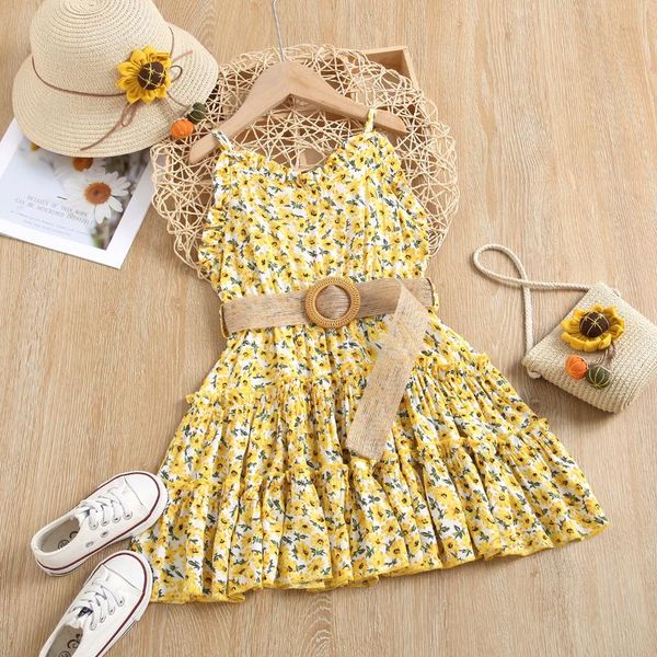 girl's dresses focusnorm 1-6y summer lovely kids girls holiday dress with belt flowers printed ruffles sleeveless knee length a-line su, Red;yellow
girl's dresses focusnorm 1-6y summer lovely kids girls holiday dress with belt flowers printed ruffles sleeveless knee length a-line su, Red;yellow