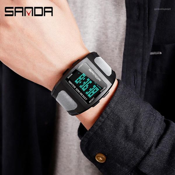 mens watch military water resistant sport army led digital wrist satches for male relogio masculino watches wristwatches, Slivery;brown
mens watch military water resistant sport army led digital wrist satches for male relogio masculino watches wristwatches, Slivery;brown