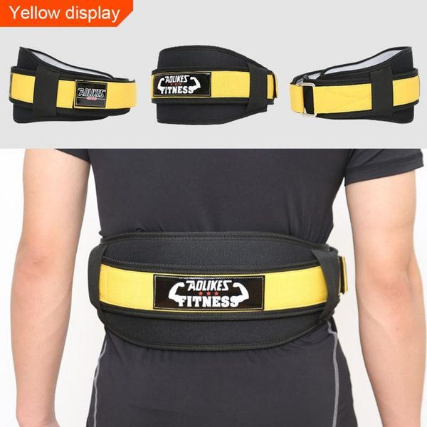 waist support aolikes weightlifting squat training belt sports strength fitness gym back protector 2021, Black;gray
waist support aolikes weightlifting squat training belt sports strength fitness gym back protector 2021, Black;gray