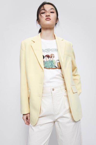spring summer loose lapel long-sleeved slit in the back suit zaraing vadiming sheining women jacket dft27602 women's suits & blazers, White;black
spring summer loose lapel long-sleeved slit in the back suit zaraing vadiming sheining women jacket dft27602 women's suits & blazers, White;black