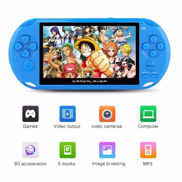 portable game players imice 5.1 inch 8 gb classic retro handheld console video mini player support 124bit built in 10000
portable game players imice 5.1 inch 8 gb classic retro handheld console video mini player support 124bit built in 10000