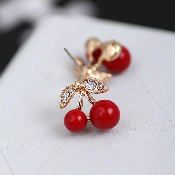 stud korean style sweet cherry earrings for women girls party gift red crystal earring accessories, Golden;silver
stud korean style sweet cherry earrings for women girls party gift red crystal earring accessories, Golden;silver