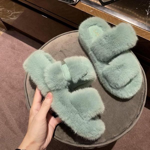 fluffy home slippers women faux fur cozy furry slides open toe slip on soft house floor plush warm shoes, Black
fluffy home slippers women faux fur cozy furry slides open toe slip on soft house floor plush warm shoes, Black