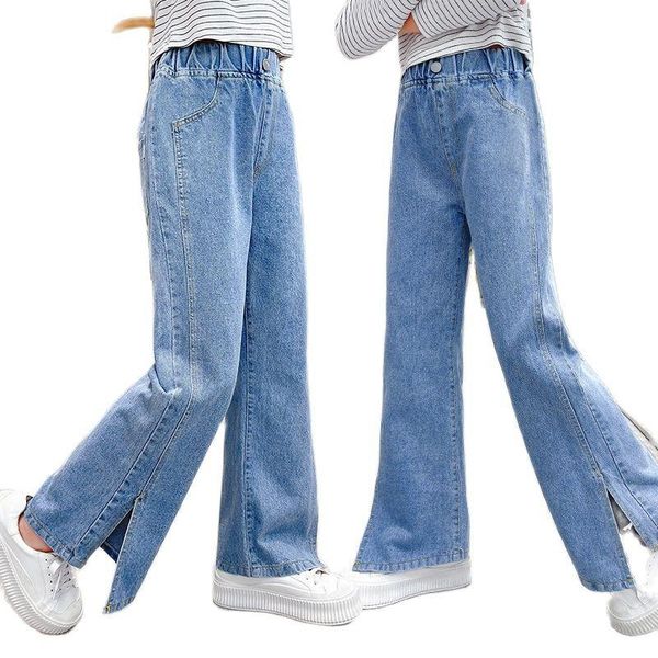 jeans fashion loose for teenage girls stretch wide leg femme trousers casual comfort denim children pants 2021 washed jean, Blue
jeans fashion loose for teenage girls stretch wide leg femme trousers casual comfort denim children pants 2021 washed jean, Blue