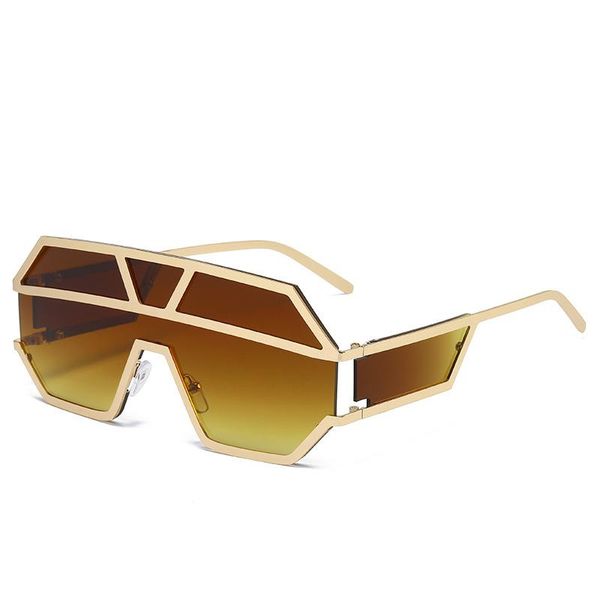 sunglasses fashion luxury polygon oversized for women men brand design retro classic siamese big uv400 sun glasses de sol shades, White;black
sunglasses fashion luxury polygon oversized for women men brand design retro classic siamese big uv400 sun glasses de sol shades, White;black