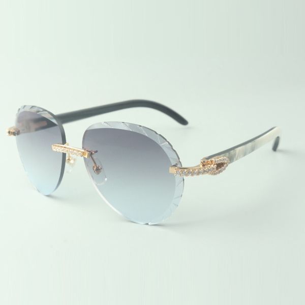 2022 classic medium diamond sunglasses 3524027 with mixed buffalo horn arms glasses, direct sales, size: 18-140 mm, White;black
2022 classic medium diamond sunglasses 3524027 with mixed buffalo horn arms glasses, direct sales, size: 18-140 mm, White;black