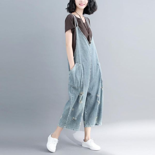 women's jumpsuits & rompers women denim 2021 harajuku bleached ripped wide leg bib overalls big size drop crotch pants, Black;white
women's jumpsuits & rompers women denim 2021 harajuku bleached ripped wide leg bib overalls big size drop crotch pants, Black;white