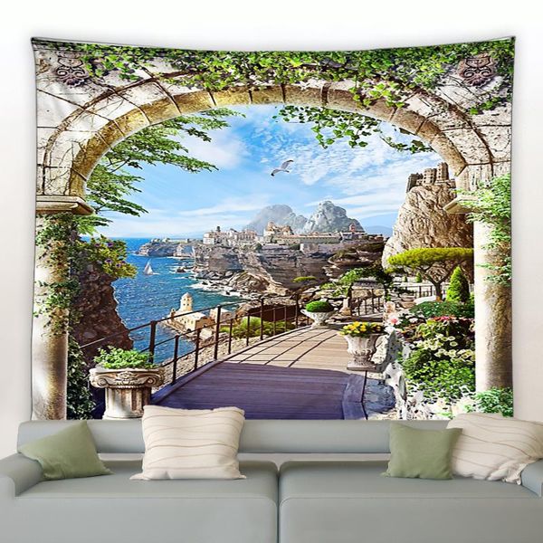 tapestries arched stone door building big tapestry wall hanging castle bohemian hippie print polyester european bedroom room decor blanket
tapestries arched stone door building big tapestry wall hanging castle bohemian hippie print polyester european bedroom room decor blanket