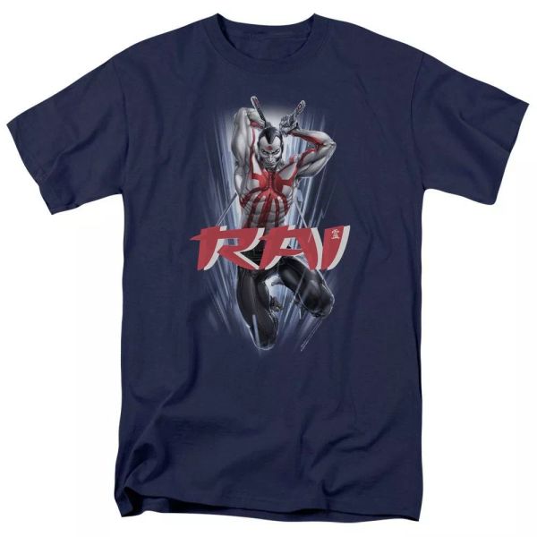 Rai Leap And Slice T-Shirt DC Comics Sizes S-3X NEW, White;black
Rai Leap And Slice T-Shirt DC Comics Sizes S-3X NEW, White;black