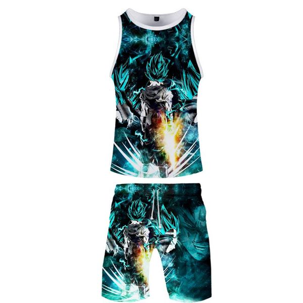 men' tank sweat suits printed two piece set fashion anime summer baseball +beach shorts high-quality casual streetwear clothes, White;black
men' tank sweat suits printed two piece set fashion anime summer baseball +beach shorts high-quality casual streetwear clothes, White;black