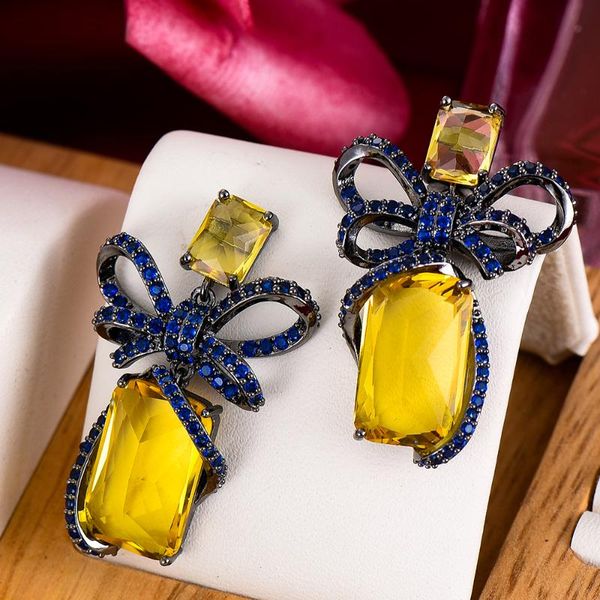 dangle & chandelier missvikki luxury long bowknots earrings for women wedding party cubic zircon crystal cz dubai bridal fashion jewelry, Silver
dangle & chandelier missvikki luxury long bowknots earrings for women wedding party cubic zircon crystal cz dubai bridal fashion jewelry, Silver