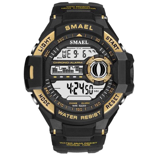 wristwatches multifunction fashion luminous display led man digital el backlight waterproof dial men watches masculino relojes, Slivery;brown
wristwatches multifunction fashion luminous display led man digital el backlight waterproof dial men watches masculino relojes, Slivery;brown