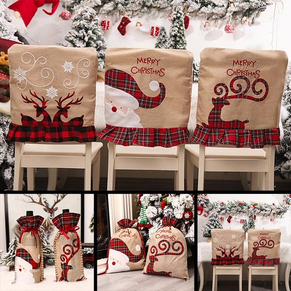 chair covers christmas decor xmas gift bag wine bottle dinning decoration for home restaurant year party decorations
chair covers christmas decor xmas gift bag wine bottle dinning decoration for home restaurant year party decorations