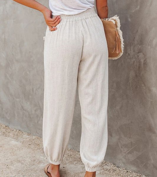 2021 casual pants women's spring and summer solid color loose pocket high waist nine leggings, Blue
2021 casual pants women's spring and summer solid color loose pocket high waist nine leggings, Blue