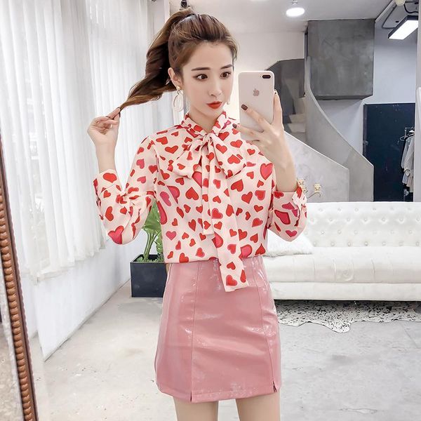 korean print loving heart blouse 2021 spring autumn cute bow long sleeve clothes womens and bluses blusa feminina women's blouses & sh, White
korean print loving heart blouse 2021 spring autumn cute bow long sleeve clothes womens and bluses blusa feminina women's blouses & sh, White
