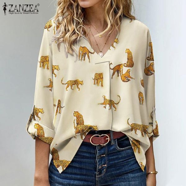 women's blouses & shirts autumn v neck long sleeve leopard printed shirt 2022 women elegant blouse casual oversized blusas stylish ol, White
women's blouses & shirts autumn v neck long sleeve leopard printed shirt 2022 women elegant blouse casual oversized blusas stylish ol, White