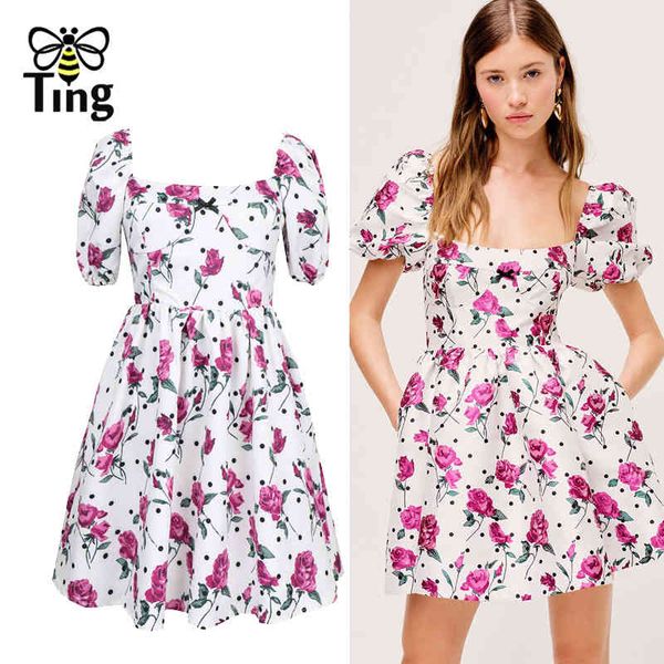 elegant summer dress for women square collar pull sleeve high waist rose print sweet es female fashion kawaii 210513, Black;gray
elegant summer dress for women square collar pull sleeve high waist rose print sweet es female fashion kawaii 210513, Black;gray