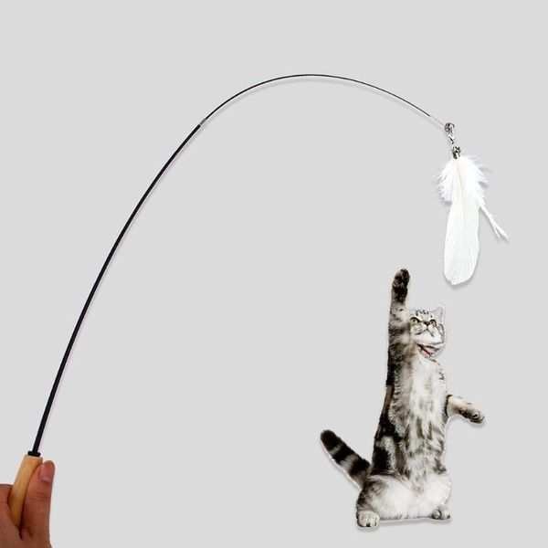 cat toys flexible funny stick interactive teaser rod with metal bells cats catcher play game pet products#kk
cat toys flexible funny stick interactive teaser rod with metal bells cats catcher play game pet products#kk