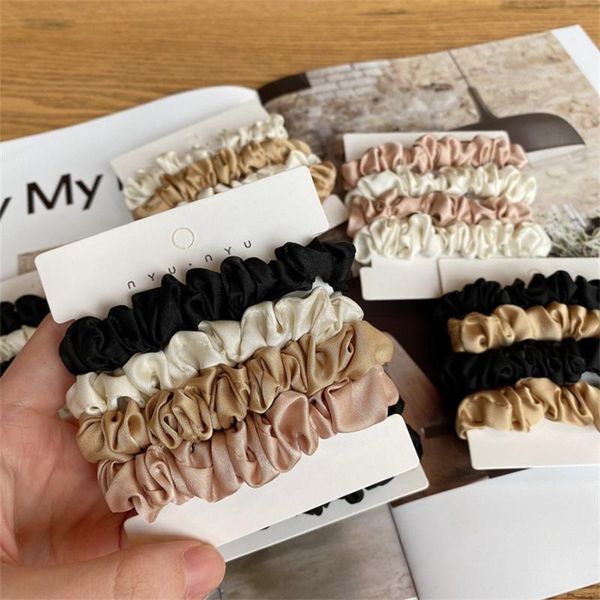 hair clips & barrettes 4pcs/set solid silk scrunchies print leopard scrunchie elastic bands color fashion headwear women accessories, Golden;silver
hair clips & barrettes 4pcs/set solid silk scrunchies print leopard scrunchie elastic bands color fashion headwear women accessories, Golden;silver
