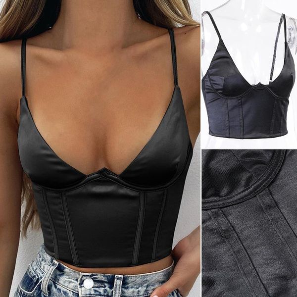 sling solid color sports vest slim low-cut v-neck halter black women's tanks & camis, White
sling solid color sports vest slim low-cut v-neck halter black women's tanks & camis, White