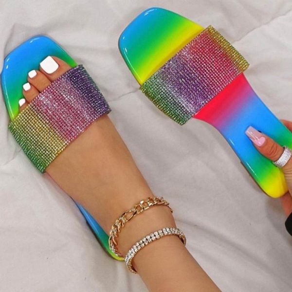 sandals jelly rhinestone women flat shoes 2021 color slippers fashion slides multicolor open toe purses set flip flops, Black
sandals jelly rhinestone women flat shoes 2021 color slippers fashion slides multicolor open toe purses set flip flops, Black