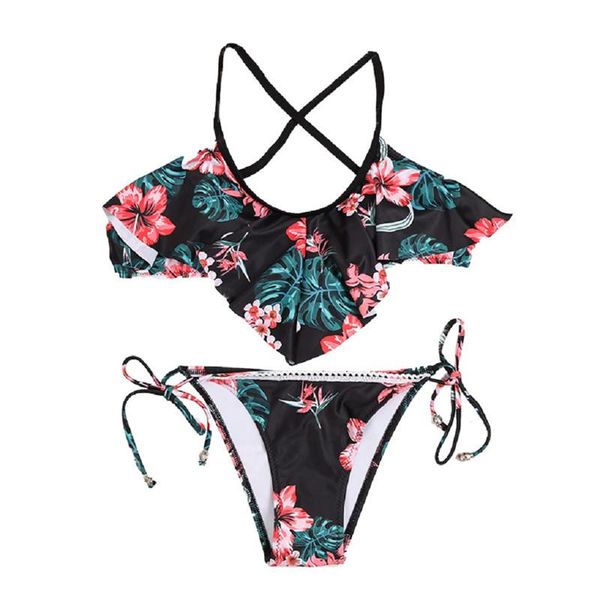 women's swimwear biquinis 2021 flower brazilian swimsuits sale bandage off shoulder femme ruffles bathing holiday set padded women beac, White;black
women's swimwear biquinis 2021 flower brazilian swimsuits sale bandage off shoulder femme ruffles bathing holiday set padded women beac, White;black
