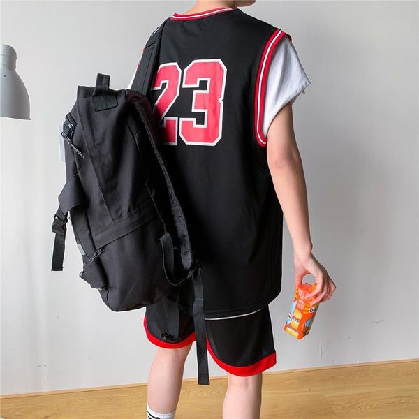 youth sportswear loose vest men tracksuit suit fashion classic sports student uniform size s 3xl red black, Gray
youth sportswear loose vest men tracksuit suit fashion classic sports student uniform size s 3xl red black, Gray