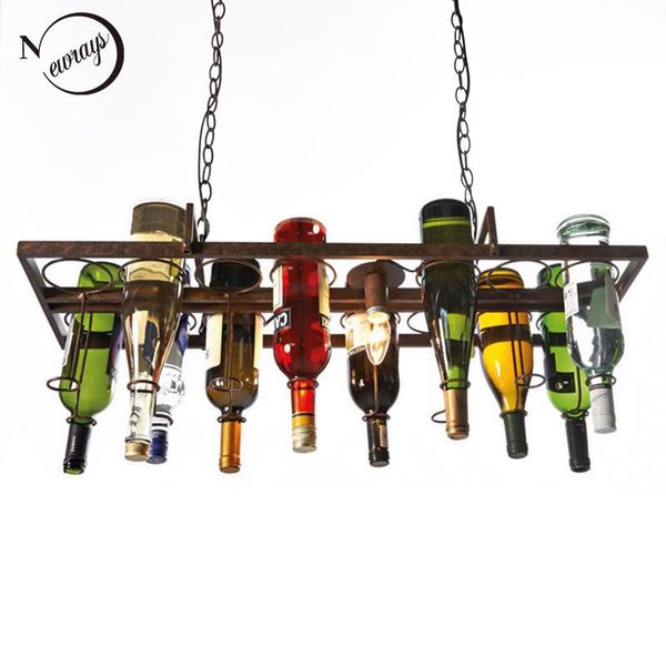 loft retro hanging wine bottle led ceiling iron pendant lamps e27 lights for living room bar restaurant kitchen home
loft retro hanging wine bottle led ceiling iron pendant lamps e27 lights for living room bar restaurant kitchen home
