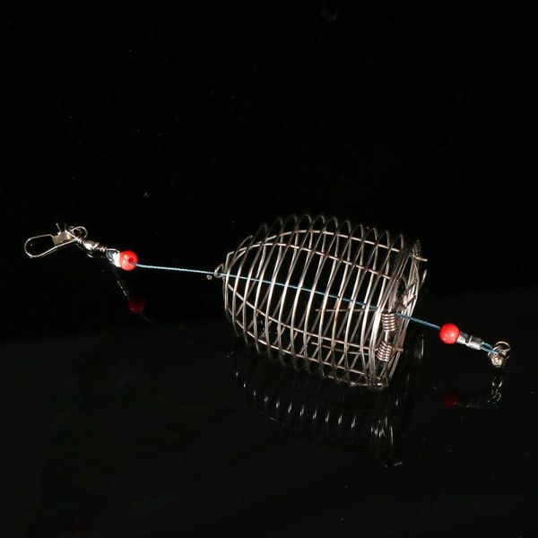 stainless steel fishing bait cage lure trap basket feeder holder tackle - size accessories
stainless steel fishing bait cage lure trap basket feeder holder tackle - size accessories