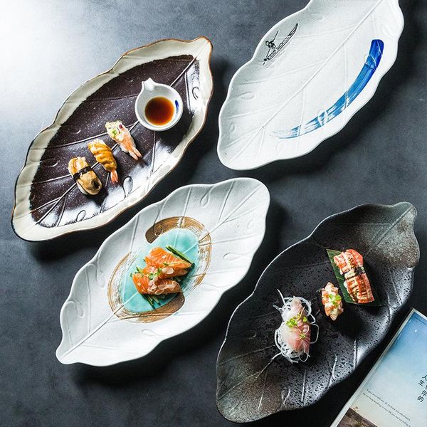 dishes & plates large creative ceramic plate, leaf size sushi big fish dish el tableware
dishes & plates large creative ceramic plate, leaf size sushi big fish dish el tableware