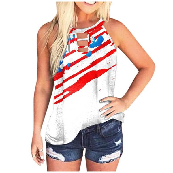 women's tanks & camis 2021 lady independence day fashion women o-neck sleeveless vest strapless printed, White
women's tanks & camis 2021 lady independence day fashion women o-neck sleeveless vest strapless printed, White