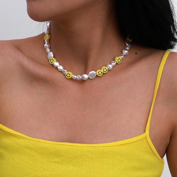 chokers aomu 2021 trendy vintage baroque irregular pearl clavicle necklace for women girls simple personality female neck jewelry, Golden;silver
chokers aomu 2021 trendy vintage baroque irregular pearl clavicle necklace for women girls simple personality female neck jewelry, Golden;silver