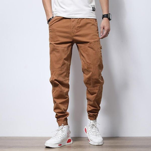 men's pants korean style fashion men joggers spliced designer casual cargo streetwear slim fit hip hop harem trousers, Black
men's pants korean style fashion men joggers spliced designer casual cargo streetwear slim fit hip hop harem trousers, Black