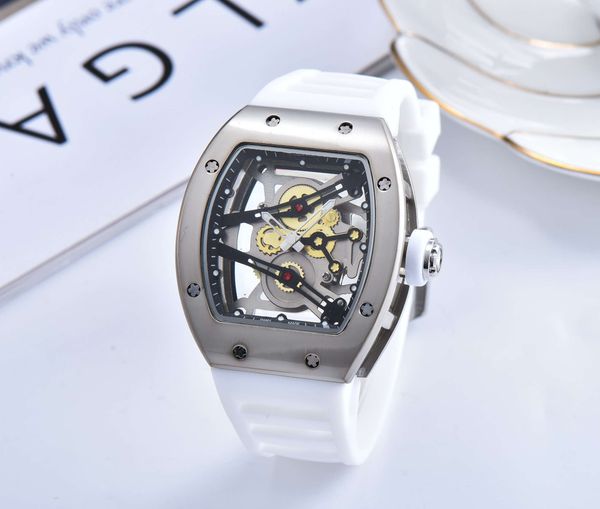 new mens watch silicone ghost head skeleton watches skull sports quartz hollow wristwatches, Slivery;brown
new mens watch silicone ghost head skeleton watches skull sports quartz hollow wristwatches, Slivery;brown