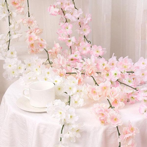decorative flowers & wreaths 180cm artificial cherry blossom vine silk sakura for party wedding ceiling decor fake garland arch ivy diy
decorative flowers & wreaths 180cm artificial cherry blossom vine silk sakura for party wedding ceiling decor fake garland arch ivy diy