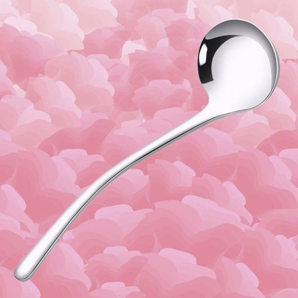 spoons long handle soup spoon stainless steel serving scoop mixing for home restaurant (silver)
spoons long handle soup spoon stainless steel serving scoop mixing for home restaurant (silver)
