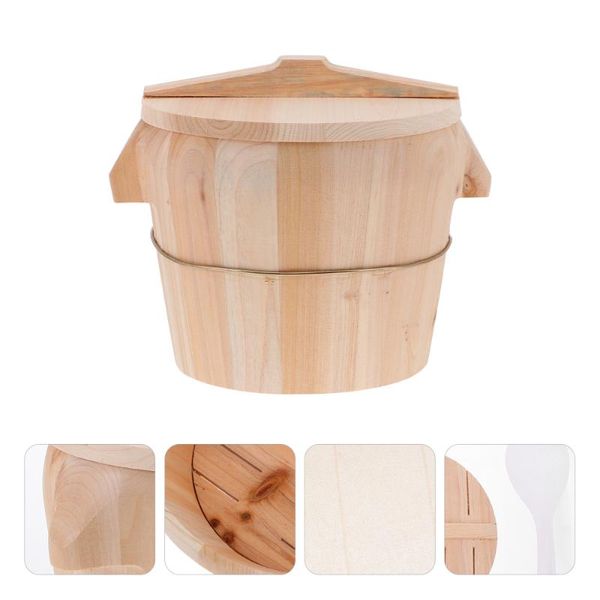 storage bottles & jars 1set home kitchen rice steamer with lid natural wooden steamed bucket
storage bottles & jars 1set home kitchen rice steamer with lid natural wooden steamed bucket