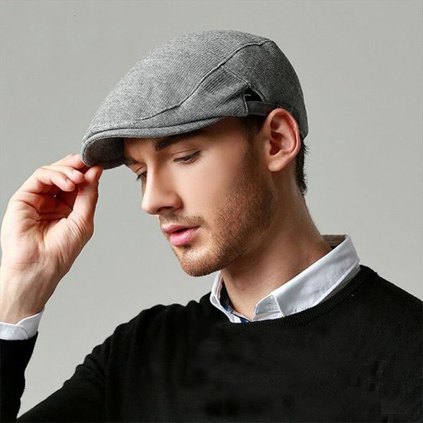 classic mens hat berets cap driving sun flat fashion cotton caps for men casual peaked visors casquette, Blue;gray
classic mens hat berets cap driving sun flat fashion cotton caps for men casual peaked visors casquette, Blue;gray
