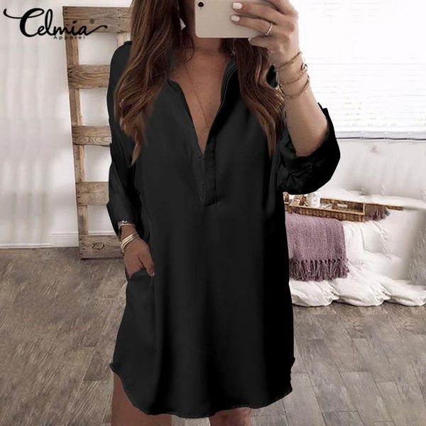 women's blouses & shirts autumn women long celmia lapel office buttons shirt solid casual loose sleeve blouse plus size party blusas s, White
women's blouses & shirts autumn women long celmia lapel office buttons shirt solid casual loose sleeve blouse plus size party blusas s, White