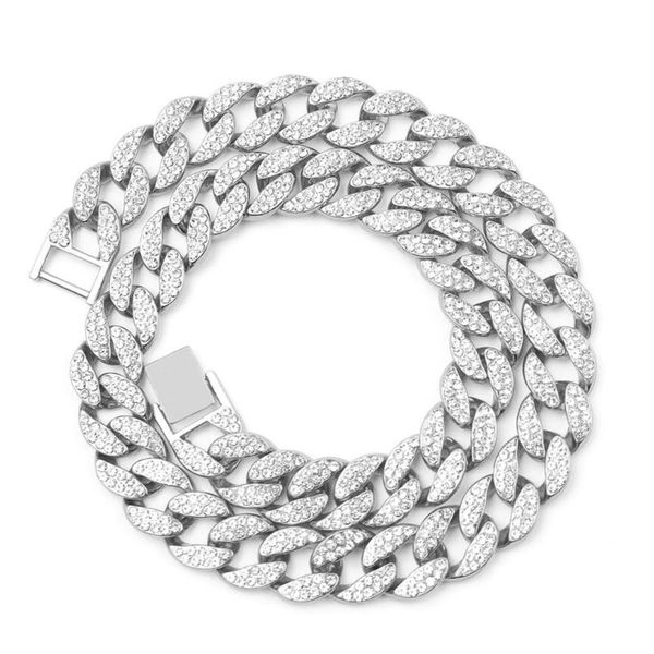 chains iced hip out link chain necklace hop jewelry miami cuba women men bling luxury accessories, Silver
chains iced hip out link chain necklace hop jewelry miami cuba women men bling luxury accessories, Silver