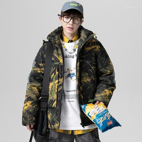 men dodostyle winter warm cotton jackets leisure loose korean puffer down jacket men's & parkas, Black
men dodostyle winter warm cotton jackets leisure loose korean puffer down jacket men's & parkas, Black