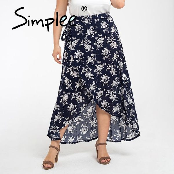 skirts simplee plus size bohemian floral print women skirt elegant high split ladies bottom waist summer female 2021, Black
skirts simplee plus size bohemian floral print women skirt elegant high split ladies bottom waist summer female 2021, Black