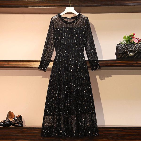 casual dresses 2021 autumn fashion sequined long sleeve dress ladies temperament mesh hollow black trend female vestidos e510, Black;gray
casual dresses 2021 autumn fashion sequined long sleeve dress ladies temperament mesh hollow black trend female vestidos e510, Black;gray