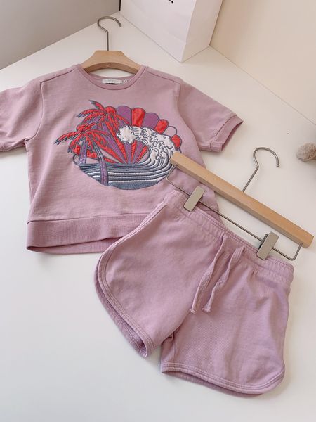 summer baby girls 2pc sets kids embroidery t shirts with shorts suits children girl causal sport outfits, White
summer baby girls 2pc sets kids embroidery t shirts with shorts suits children girl causal sport outfits, White